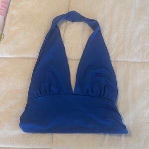 Blue Halter Top